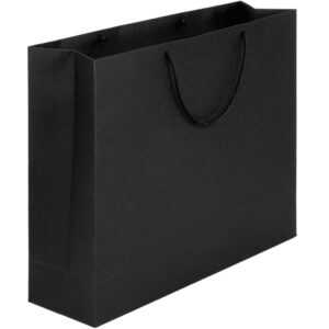 Пакет бумажный Ample Plus L, черный