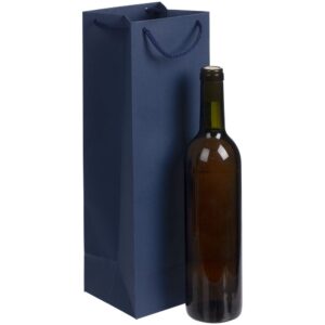 Пакет под бутылку Vindemia, синий — изображение 3
