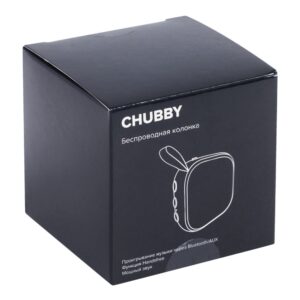Беспроводная колонка Chubby, серая с голубым — изображение 8