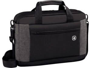 Портфель для ноутбука 16'' WENGER Underground, черный/серый, полиэстер, 43 x 9 x 31 см, 9 л — изображение 4