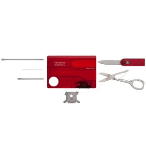 Набор инструментов SwissCard Lite, красный — изображение 4
