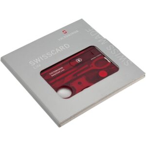 Набор инструментов SwissCard Lite, красный — изображение 5