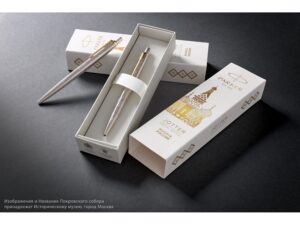 Шариковая ручка Parker Jotter Russia SE, цвет: St. Steel GT, стержень: Mblue — изображение 7