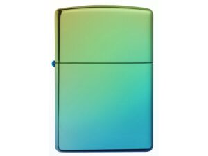 Зажигалка ZIPPO Classic с покрытием High Polish Teal, латунь/сталь, зелёная, глянцевая, 38x13x57 мм — изображение 2