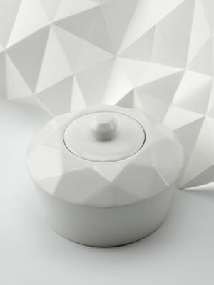Сахарница Diamante Bianco, белая — изображение 4