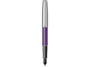 Перьевая ручка Parker Sonnet Essentials Violet SB Steel CT, перо: F, цвет чернил black, в подарочной упаковке. — изображение 2