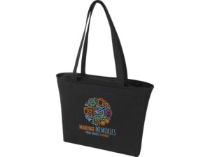 Weekender эко-сумка из переработанного материала Aware™ плотностью 500 г/м² - Черный — изображение 6