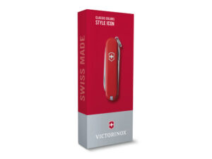 Нож-брелок VICTORINOX Classic Style Icon, 58 мм, 7 функций, красный — изображение 4