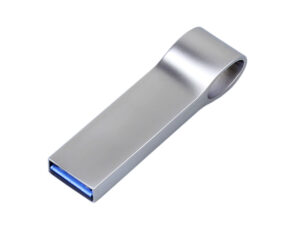 USB 3.0-флешка на 64 Гб с мини чипом, компактный дизайн, боковое отверстие для цепочки — изображение 2