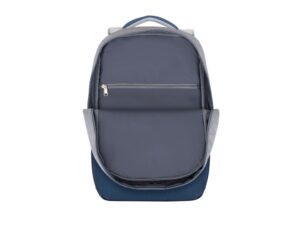 RIVACASE 7567 grey/dark blue рюкзак для ноутбука 17.3 / 6 — изображение 10