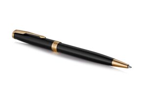 Ручка шариковая Parker Sonnet Core Black Lacquer GT, черный/золотистый — изображение 2