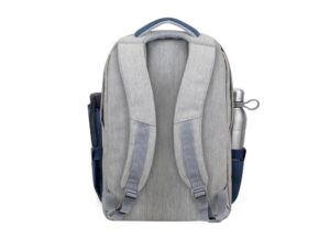 RIVACASE 7567 grey/dark blue рюкзак для ноутбука 17.3 / 6 — изображение 26