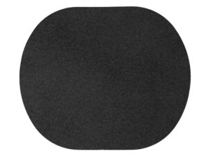 ПАТЧ ОВАЛ nubuk (чёрный) 6,0 х 5,0 см
