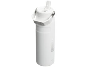 Бутылка для воды объемом 700 мл с откидной трубочкой Stanley IceFlow™ 2.0 - Frosted white — изображение 4