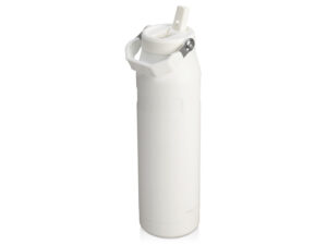 Бутылка для воды объемом 1,06 литра с откидной трубочкой Stanley IceFlow™ 2.0 - Frosted white