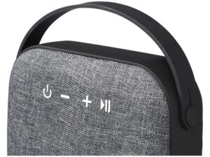 Динамик Bluetooth с тканым материалом, черный — изображение 3