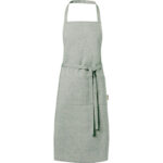 Pheebs 200 g/m2 recycled cotton apron, зеленый яркий