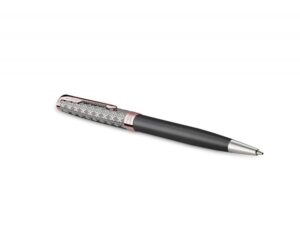 Шариковая ручка Parker Sonnet Premium Metal & Grey Lacquer PGT, стержень: M, цвет чернил: black , в подарочной упаковке — изображение 3