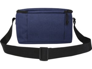 Tundra сумка-холодильник на 6 банок из переработанного РЕТ-пластика - Heather navy — изображение 3