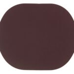 ПАТЧ ОВАЛ soft-touch (коричневый ) 6,0 х 5,0 см