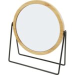 Настольное зеркало в бамбуковой раме Hyrra, natural