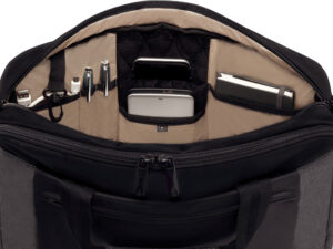 Портфель для ноутбука 16'' WENGER Underground, черный/серый, полиэстер, 43 x 9 x 31 см, 9 л — изображение 3