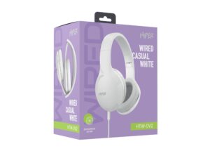 HIPER Наушники накладные WIRED CASUAL WHITE HTW-OV2 — изображение 10
