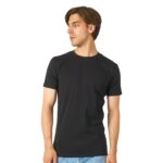 Футболка HD Fit короткий рукав с эластаном, мужская, чёрный