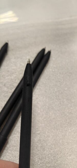 Ручка картонная с колпачком Recycled, черный (Р) — изображение 5