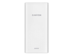 Портативный аккумулятор Canyon PB-2001 (CNE-CPB2001W), белый — изображение 2