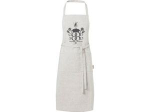 Pheebs 200 g/m2 recycled cotton apron, серый яркий — изображение 4