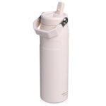 Бутылка для воды объемом 700 мл с откидной трубочкой Stanley IceFlow™ 2.0 - Light pink