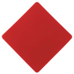 ПАТЧ РОМБ soft-touch (красный) 7,6 х 7,6 см