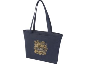 Weekender эко-сумка из переработанного материала Aware™ плотностью 500 г/м² - Нейви — изображение 6