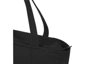 Weekender эко-сумка из переработанного материала Aware™ плотностью 500 г/м² - Черный — изображение 4