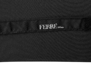 Зонт складной автоматический Ferre Milano, черный — изображение 8
