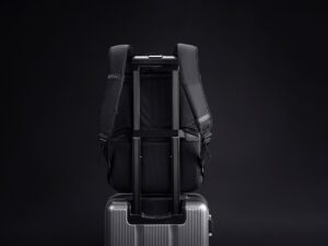 Водостойкий антикражный рюкзак Clickpack для ноутбука 15.6, черный — изображение 8
