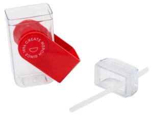 Бутылка для воды JUICY DRINK BOX, красный (тампопечать) — изображение 3