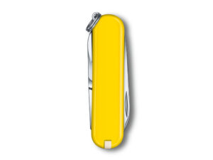 Нож-брелок VICTORINOX Classic SD Colors Sunny Side, 58 мм, 7 функций, жёлтый — изображение 3