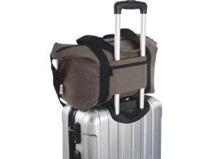 Спортивная сумка Joey из брезента, переработанного по стандарту GRS, объемом 25 л, серый — изображение 6