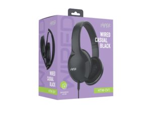 HIPER Наушники накладные WIRED CASUAL BLACK HTW-OV1 — изображение 10