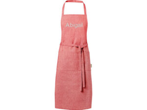 Pheebs 200 g/m2 recycled cotton apron, красный яркий — изображение 5
