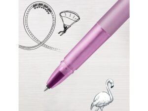 Ручка-роллер Parker Vector  XL Lilac CT, цвет чернил black, стержень: F, в подарочной упаковке. — изображение 18