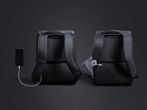 Водостойкий антикражный рюкзак Clickpack для ноутбука 15.6, черный — изображение 20