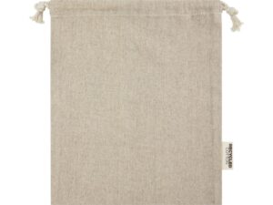 Средняя подарочная сумка Pheebs объемом 1,5 л из хлопка плотностью 150 г/м2, натуральный — изображение 3