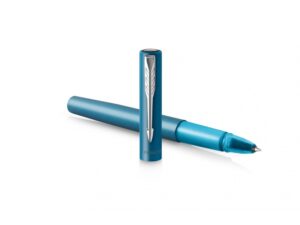 Ручка-роллер Parker Vector XL Teal CT, цвет чернил black, стержень: F, в подарочной упаковке. — изображение 4