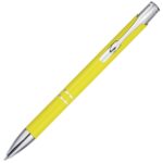 Шариковая ручка Moneta из переработанного алюминия - Желтый