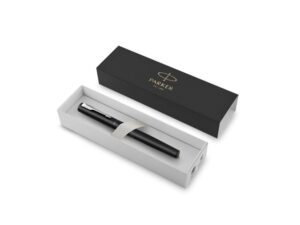 Перьевая ручка Parker Vector XL Black CT цвет чернил blue, перо: F/M, в подарочной упаковке. — изображение 2