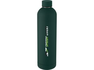 Spring Медная спортивная бутылка объемом 1 л с вакуумной изоляцией , green flash — изображение 4