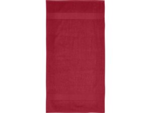 Хлопковое полотенце для ванной Charlotte 50x100 см с плотностью 450 г/м2, красный — изображение 2